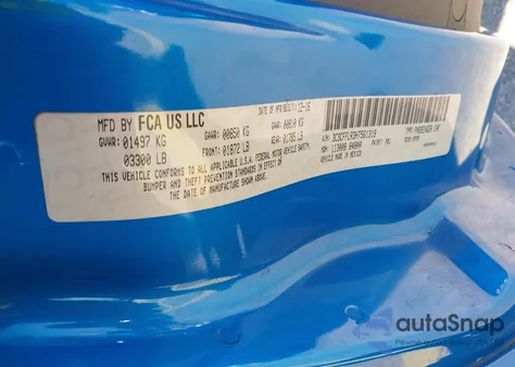 2017 Fiat 500C Pop z USA, uszkodzony, nr VIN 3C3CFFLR3HT561319